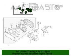 Блок кнопок Kia Forte 4d 14-18