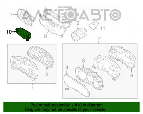 Кнопка открытия лючка бензобака Kia Niro 17-19 HEV