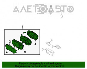 Panoul de instrumente Kia Sorento 16-18, facelift 56k