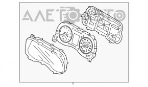 Panoul de instrumente Hyundai Tucson 16-17 SE 2.0 83k