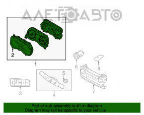 Panoul de instrumente Hyundai Tucson 16-17 SE 2.0 83k