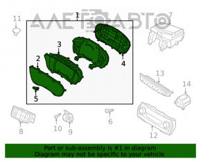 Panoul de instrumente Hyundai Santa FE 19-20