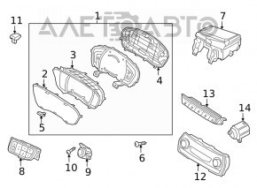 Panoul de instrumente Hyundai Santa FE 19-20