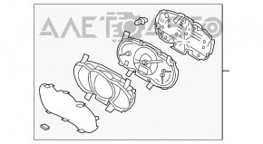 Panoul de instrumente Kia Sorento 14-15 restilizat 80k