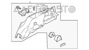 Capacul arcului drept Subaru B10 Tribeca bej.