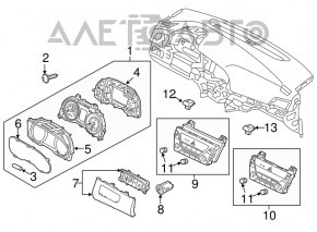 Panoul de instrumente Hyundai Elantra AD 17-20 2.0 39k