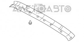 Накладка потолка Subaru Outback 20- черн