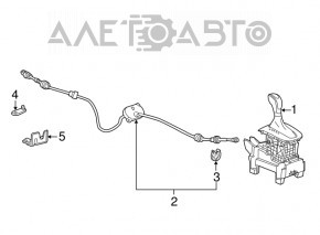 Шифтер КПП Buick Encore 13-16