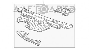 Накладка телевизора Chevrolet Cruze 15-16 треснута