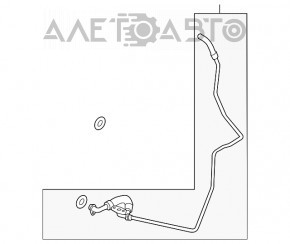 Furtunul de alimentare către turbina stângă Porsche Cayenne 958 11-17 4.8 Turbo