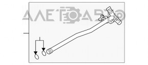 Teava racire Porsche Panamera 10-16 4.8 noua originala OEM