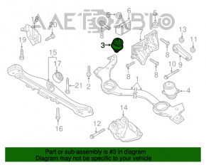 Pernele motorului drept Porsche Cayenne 958 11-17 4.8 Turbo, noi, originale