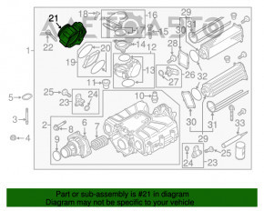 Supapa de accelerație Porsche Cayenne 958 11-17 4.8 Turbo