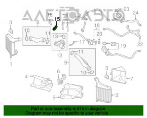 Датчик наддува во впуск коллекторе Porsche Cayenne 958 11-17 4.8 Turbo