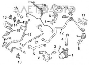 Senzorul de presiune a combustibilului Porsche Cayenne 958 11-17 4.8 Turbo