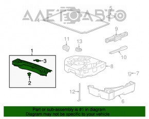 Capacul portbagajului Buick Encore 13-14