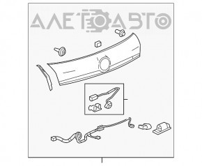 Capacul portbagajului Buick Encore 13-18 pentru camera