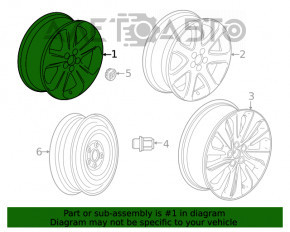 Комплект дисков R18 4шт Buick Encore 13-19