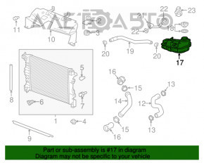 Vas de expansiune racire Buick Encore 13-19 nou original OEM