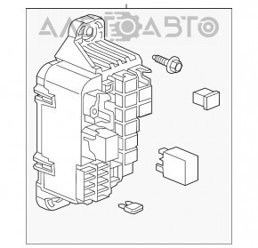 Блок предохранителей в багажнике задний левый Buick Encore 13-19