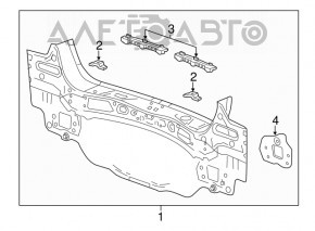 Задняя панель Buick Encore 13-19