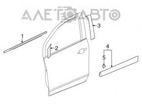 Capac usa fata dreapta inferioara Buick Encore 13-19