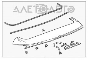 Spoilerul din spate pentru Buick Encore 13-19