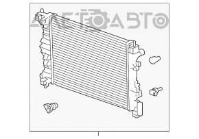 Radiator de răcire apă Buick Encore 13-19