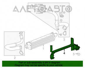 Suportul intercoolerului Buick Encore 13-16