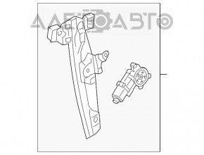 Geam electric cu motor spate dreapta Buick Encore 13-19