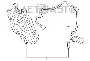 Modulul de control al corpului BCM Hyundai Azera 12-17 3.3