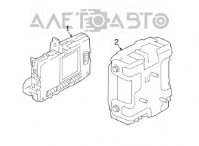 Modulul de control al caroseriei Kia Niro 17-19 HEV