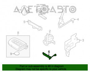 Keyless Entry Antenna Hyundai Sonata 11-15