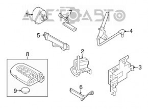 Antena keyless pentru Kia Optima 11-15