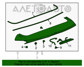 Spoilerul din spate pentru Buick Encore 13-19