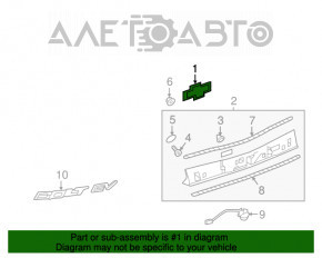 Emblema CHEVROLET pentru portiera portbagajului Chevrolet Bolt 17-