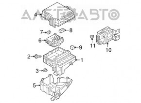 Modulul de control al transmisiei Hyundai Tucson 16-18, versiunea AWD