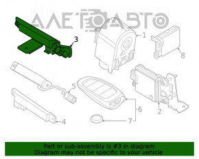 Antena Keyless Hyundai Sonata 20- în față