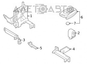 Antena Keyless Hyundai Sonata 20- spate