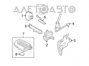 Theft Locking Keyless Entry Smart Key Control Module Hyundai Sonata 11-15