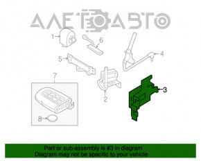 Modul de control al cheii inteligente de intrare fără cheie pentru blocarea furtului Hyundai Sonata 11-15