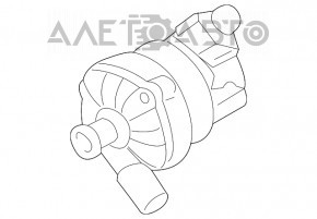 Pompa de apă suplimentară Porsche Panamera 10-16