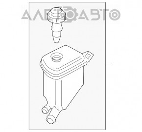 Rezervor servodirecție Porsche Panamera 10-16 nou original OEM