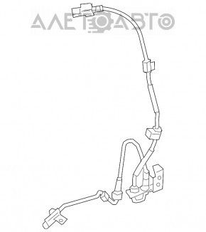 Senzorul ABS frontal stânga pentru Hyundai Tucson 16-20, nou, original OEM