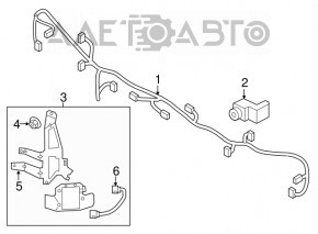 Senzori parcare bara spate Kia Niro 17-22 nou original OEM