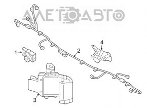 Camera de vizionare spate pentru Hyundai Sonata 18-19