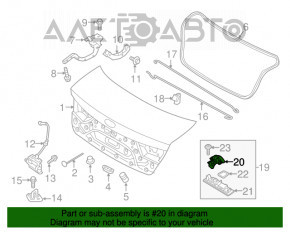 Camera de vizionare spate Kia Optima 16-