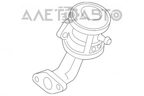 Supapă EGR stânga Porsche Cayenne 958 11-17 Hibrid