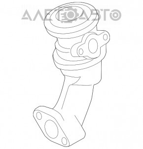 Supapapa EGR dreapta Porsche Cayenne 958 11-17 Hibrid