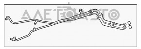 Tuburile de răcire a cutiei de viteze Porsche Cayenne 958 11-14 S Hybrid